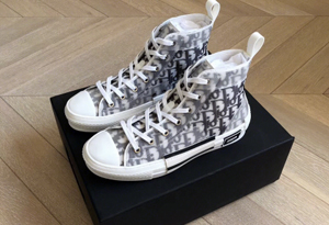 Dior Kaws high帆布鞋開箱評測 dior oblique高幫帆布鞋