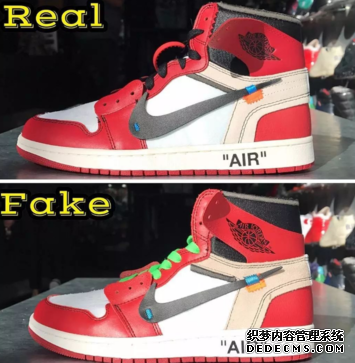 OFF-WHITE x AJ1真假鑒定 OFF-WHITE x AJ1怎么辨別真假 OFF-WHITE x AJ1真假鑒定 OFF-WHITE x AJ1怎么辨別真假
