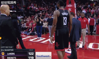 哈登2級腿筋拉傷 至少缺席兩周時間 哈登2級腿筋拉傷 至少缺席兩周時間