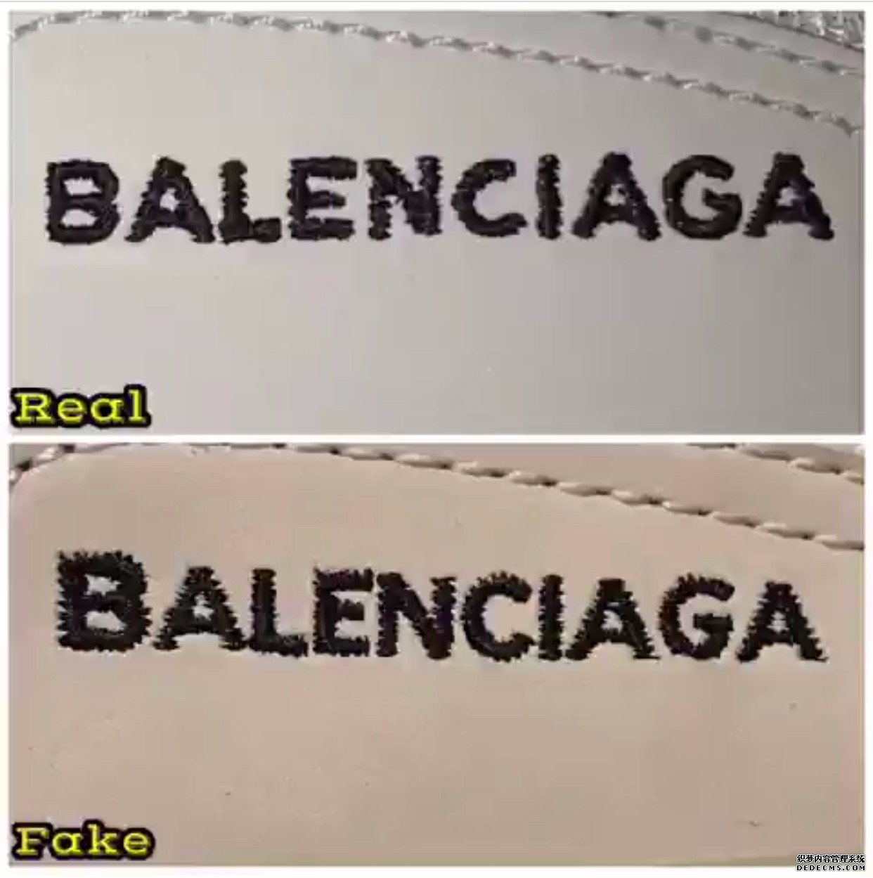巴黎世家老爹鞋真假對比 Balenciaga Triple-S鑒定方法 巴黎世家老爹鞋真假對比 Balenciaga Triple-S鑒定方法