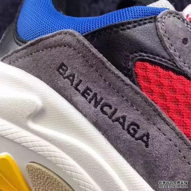 巴黎世家老爹鞋真假對比 Balenciaga Triple-S鑒定方法 巴黎世家老爹鞋真假對比 Balenciaga Triple-S鑒定方法